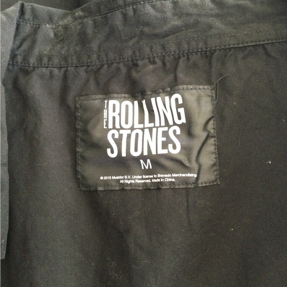 The Rolling Stones-Cuervo 2015 Promotional Black Men's Shirt, Medium - Picture 5 of 6